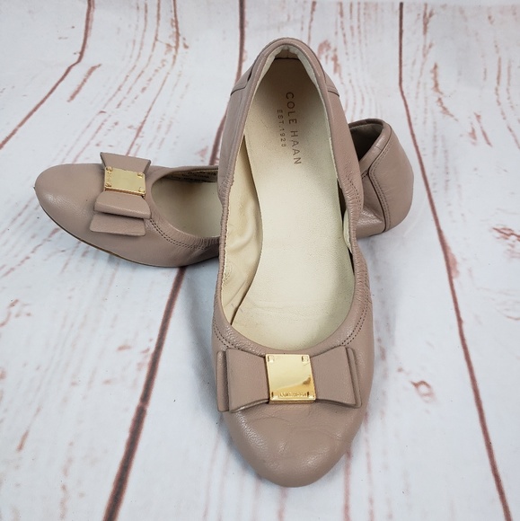 Cole Haan Shoes - Cole Haan Tali Bow Balet Flats Sz 6 1/2 VGUC